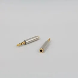 Full Metal 3.5mm 3.5 Erkek - Kadın M/F Stereo Audio Fiş CTIA OMTP Kulaklık Adaptörü Kulaklık Jak Konnektörü Dönüştürücü