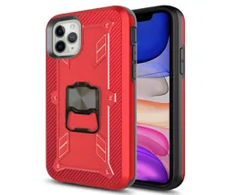 İPhone 11 için 360 rotasyon halka tutucusu ile zırh telefon kasası iPhone 11 için Pro Max Shockproof Case Men6042226