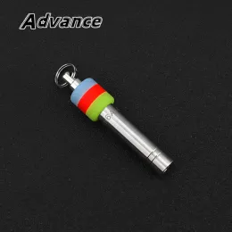 Verktyg 1pc Titanium Whistle High Decibel titanlegering Single Tube Portable Hanging Hole Whistle Outdoor Tools