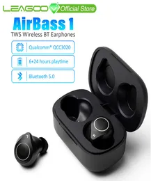 LEAGOO A1 TWS Fone de ouvido sem fio Bluetooth 50 HD fone de ouvido estéreo com cancelamento de ruído para jogos Headset5260675