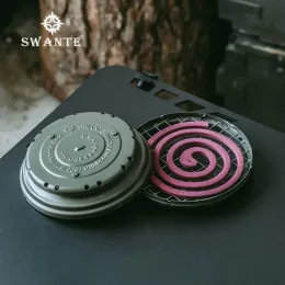 Инструменты Swante Coil Holder Съемная москитовая репеллентная катушка для крытого деревянного комара для крытого деревянного комара для кемпинга для кемпинга