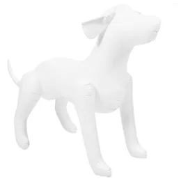 Costumi di abbigliamento per cani sculture per animali domestici abbigliamento gonfiabile modello di manichini animali in piedi modelli in piedi oggetti di applicazione di vestiti bianchi