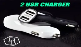 Duckbill Car Charger 2 Ports Cigarett 21A Chargers Micro Dual USB Adapter Flash Nipple Dual USB Port för telefon PAD9633963