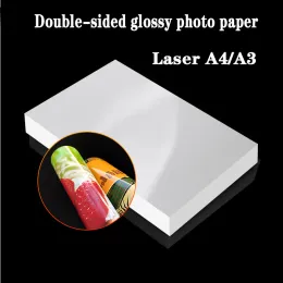 Lifestyle Doublesided Glossy Photo Paper for A4 Laser Printer 128g 157g 200g 250g Laser Coated Paper Suitable for Business Card Menu Draf