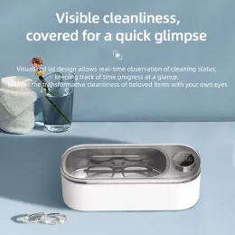 Ультразвуковые чистящие мини -стиральные стаканы стаканы кольцо ювелирные изделия Pluzz D110