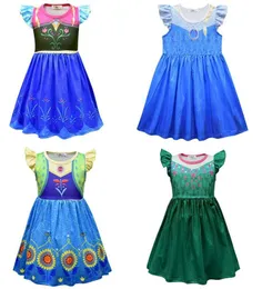 Snow Queen 2 Baby Girl Princess Dress For Kids Party Cosplay Costum