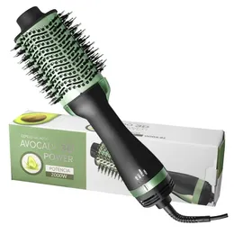 Blow Dryer med kam 3 i 1 hårtorkborste Salon Blower Brush Electric Hair Renning Brush Curling Iron Hairbrush