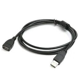 1 st USB 2.0 kabelhane till kvinnlig datasynkronisering USB 2.0 Extender Cord Extension Cable USB förlängningskabel Superhastighet 80/150 cm