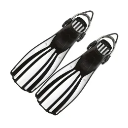 Accessories Adult scuba snorkeling fins Professional TPR swimming long fins Adjustable spring shoelaces Professional diving fins equipment