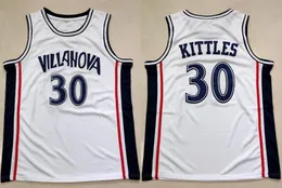Koszykówka z koszulki College 199697 Villanova Wildcats Kerry Kittles 30 Retro Basketball Jersey Men039s Szwy niestandardowy rozmiar S57741265
