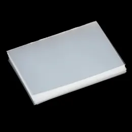 50pcs Tahta Oyun Kartı Kollu Açık Asitsiz CPP Sert 3 inç Fotokard Holografik Koruyucu Film Albüm Bağlayıcı Fotoğraf Koruyucu