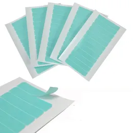 5Sheets 60pcs Extensão de cabelo fita adesiva de fita adesiva dupla fita fortemente à prova d'água para extensão de cabelo/renda/peruca