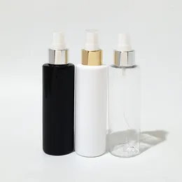 Förvaringsflaskor 150 ml dimspruta flasktransparent husdjur kosmetisk förpackning plast för parfym hudvård rosvatten 5oz