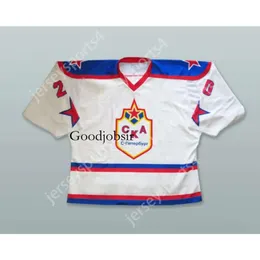 GDSIR مخصص روسيا سكا. Petersburg KHL White Hockey Jersey 1 Top S-M-L-XL-XXL-3XL-4XL-5XL-6XL