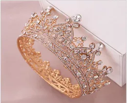 Rhinestone Full Circle Heart Shaped Crown Bridal Tiara Bridal Crown Hair Accessory2145025