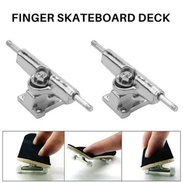 New-10 Pcs 29Mm Fingerboard Trucks Finger Skateboard Deck With Nuts With Spanner Screwdriver For Finger Skateboards