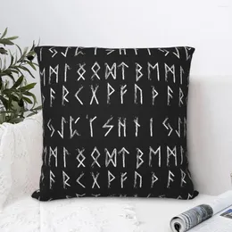 Pillow Futhark Runes Schal Throw Case Viking Norse Mythologie Kurz Plus Cover für Home Sofa Stuhl Dekorative Rucksack