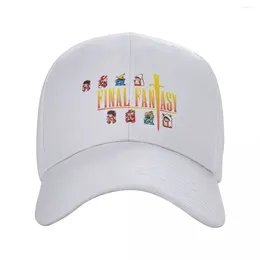 Beralar Final Fantasy Oyunu Şapka Yetişkin Hip-Hop Sun Caps Golf Şapkaları Nefes Alabilir Snapback Beyzbol Kapağı Yaz