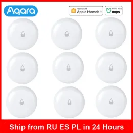 Controle aqara Sensor de água IP67 Detector de vazamento de água à prova d'água para Mi Home Alarme Saler Remote Saleking Sensor HomeKit App App