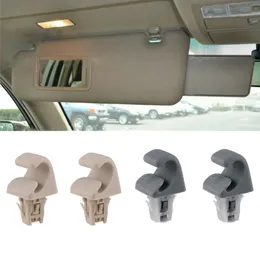 2pcs araba güneşi vizör kanca braket aracı iç plastik sunvisor bağlantı elemanı klipsleri Camry corolla matrisi prius rav4