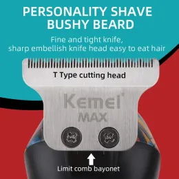 Kemei-5090 Digital Display Professional Barber Pusher для мужчин Hair Clipper Оправа, случайный граффити-рисунок электрический