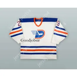 GDSIR Custom Alain Morrissette 29 Trois-Rivieres Draveurs White Hockey Jersey Nowy najlepszy ed S-M-L-XL-XXL-3XL-4XL-5XL-6XL