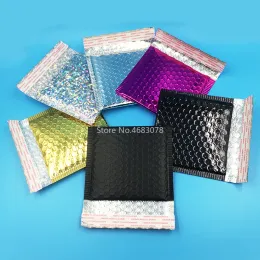 Blackboard 50pcs/Los Bubble -Umschläge Taschen Mailer gepolsterte Versandumschlag mit Bubble Mailing Bag Business Supplies 15*13 cm+4cm