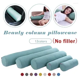 Pillow Memory Cotton Cylindrical Cervical Roll Headrest Pillowcase Sleeping Round Adult Neck Protection Soft Long Pillows Cover