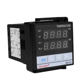 2X SINOTIMER MC101 Digital Display PID Temperature Controller Celsius/Fahrenheit Modes Sensor