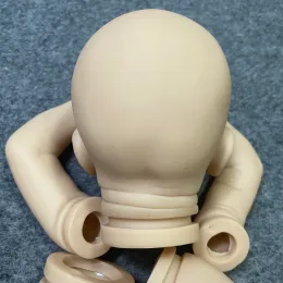 18 polegadas Vinil Reborn Doll Kit não pintado Mão fez o bebê Sam Reborn Supply Diy Doll Kit Toy Doll Peças com corpo de pano