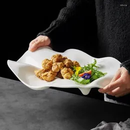 Plates Creative Irregular Ceramic Dinner Plate Restaurant dessert Dish Snack Sushi Molecular Cuisine Special Tabellery