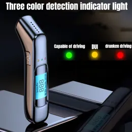 atsafeproポータブルアルコールテスターLEDスクリーンBreathAlyzer Tester Machine Alchemeter Automotive Electronic Accessories