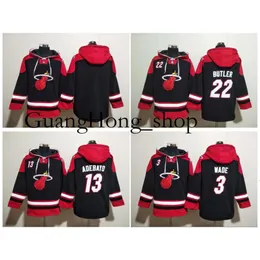 24S GH 22 Jimmy Butler Heats Basketball Hoodie Miamis Pullover 13 Bam Ado Dwyane 3 Wade Sports Sweatshirts Winter Jacket