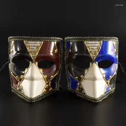 Parti Malzemeleri Anime Venedik Maskesi Maskesi Kostüm Maskeli Yapı Karnavalı Dionysia Cadılar Bayramı Klasik Italia Tam Yüz