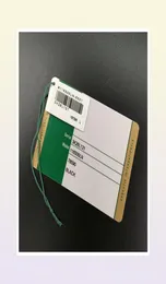 Customized Green Security Garanty Card Custom Print Model Seriennummer Adresse auf Garantiekartenobjekte für Kästchen Watch5912006