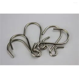 Hooks 510 PCS Silvery S Hook For Snack Hanger Clip Metal Supermarket Retail Merchandise Display Strip S-Shaped