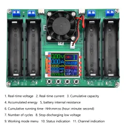 18650リチウムバッテリー容量テスターモジュールMAH MWHデジタルバッテリー電源検出器モジュール18650バッテリーテスタータイプ-C