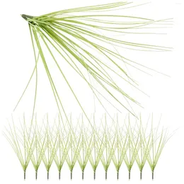 Kwiaty dekoracyjne 15 szt. Symulowane trzcinę rośliny halowe symulacyjne dekoracje domu sztuczne sztuczne dla wazonu sypialni fałszywa domowa ściereczka