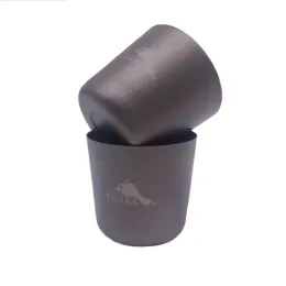 供給Toaks 30ml Ultralight Mini Tea Cup屋外キャンプチタンワイングラスチタンウォーターカップ2pcs/4pcs