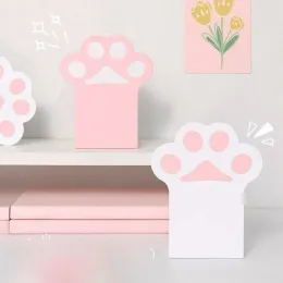 2pcs kawaii cat paw bookends 금속 데스크탑 북 주최자 안티 스키 도서 지원 한국 문구 학교 사무용품