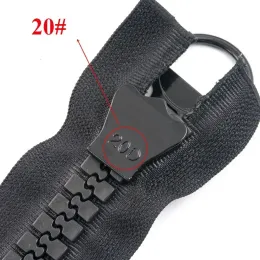 1pc Meechee 20# 60-300 cm Zipper in resina extra grandi per giacca con cerniera Accessore di cucitura Clice di chiusura Accessori di chiusura