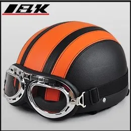 Laranja amp preto verão meia face capacete feminino carrinho de energia elétrica armet escudo sol motocicleta helmmix color6807869