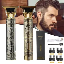 Trimmer Vintage T9 Hair Trimmer Hine Cordless Hair Cutter Finishing Hine Beard Clipper Hair for Men Rechargeble Electric Shaver