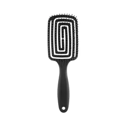 2024 professionelles entlüftetes Haarbürste Kamm Antistatik Kopfhautmassage nasse trockene Haare Combs Friseur Styling-Styling-Werkzeuge für Salon-Hausgebrauch für