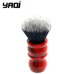 Brush Yaqi Red Marble 24mm Men's Synthetic Hair Beard Brush Rak Borste