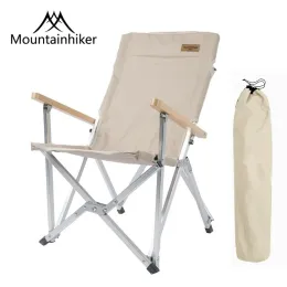 Móveis Monthohhicker Campo ao ar livre Cadeira dobrável Cadeira portátil Ultralight Picnic Chair Aluminum Ligy Fishing Cadeira de praia Carga de 120kg