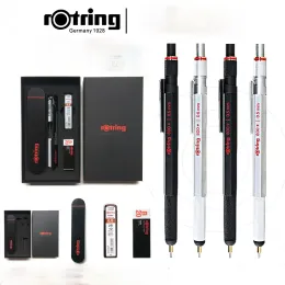 Lápis Rotring 800+PDA Mechanical Professional Atividade Conjunto de lápis Capacitância caneta caneta 0,5/ 0,7mm de caneta retrátil