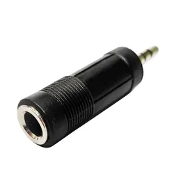 2024 NUOVO NUOVO Adattatore plug black mono jack mono jack da 3,5 mm (1/8 pollice) maschio a 6,35 mm (1/4 di pollice) convertitore audio femminile Adaptorfor Sound