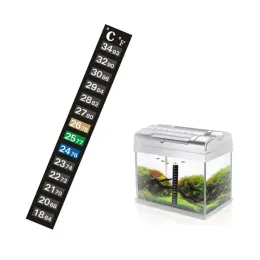 wholesale Indoor Aquarium Thermometer Sticker Color Changing Temperature Sensor Strip for Fish Tank Aquarium Temperature Monitoring ZZ