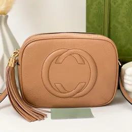 Ayna Kalitesi Soho Disko Marmont Kamera Tasarımcı Çantası Kadın Ophidia Messenger Erkek Deri Püskül Omuz Çantası Çanta ve Çanta Crossbody Moda Tote Çanta